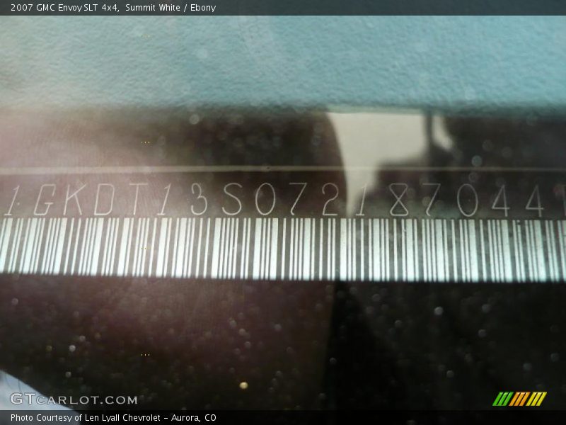 Summit White / Ebony 2007 GMC Envoy SLT 4x4
