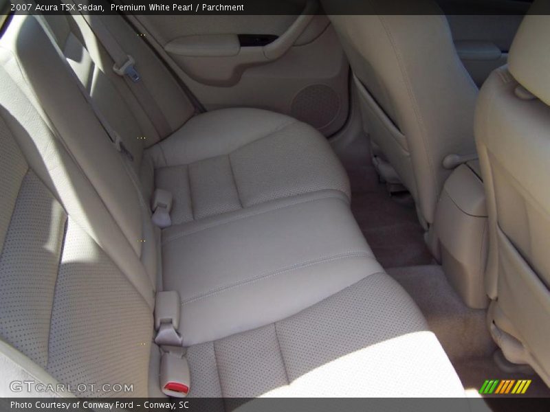 Premium White Pearl / Parchment 2007 Acura TSX Sedan