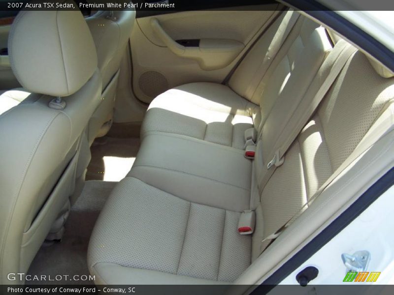 Premium White Pearl / Parchment 2007 Acura TSX Sedan