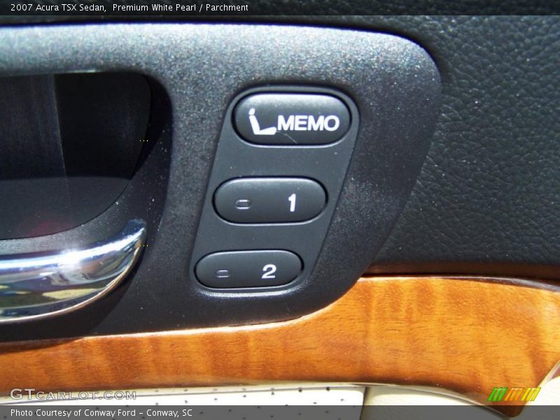 Premium White Pearl / Parchment 2007 Acura TSX Sedan