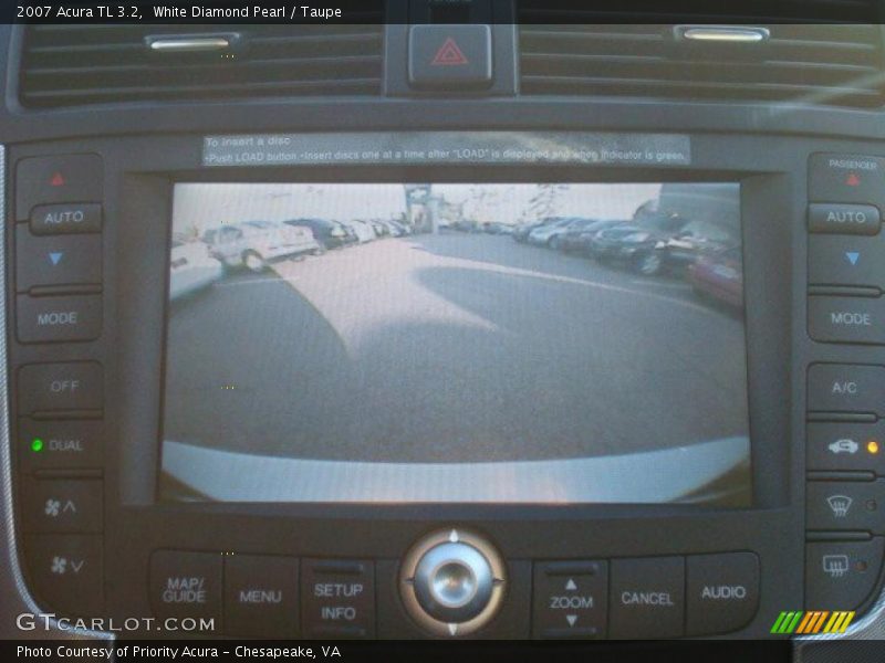 White Diamond Pearl / Taupe 2007 Acura TL 3.2