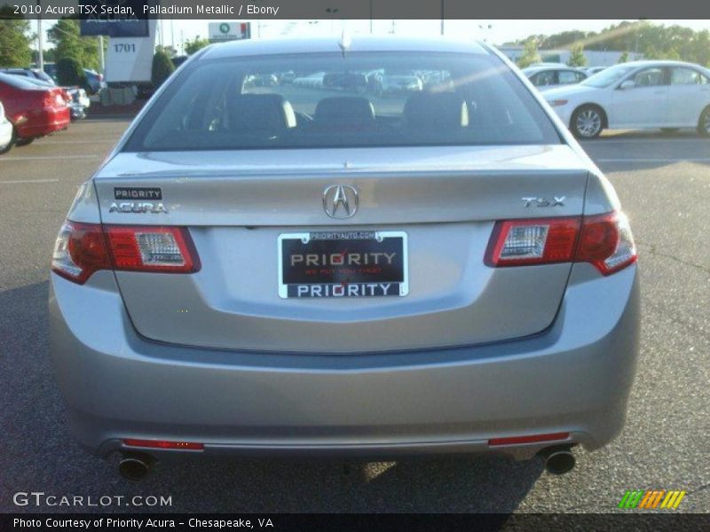 Palladium Metallic / Ebony 2010 Acura TSX Sedan