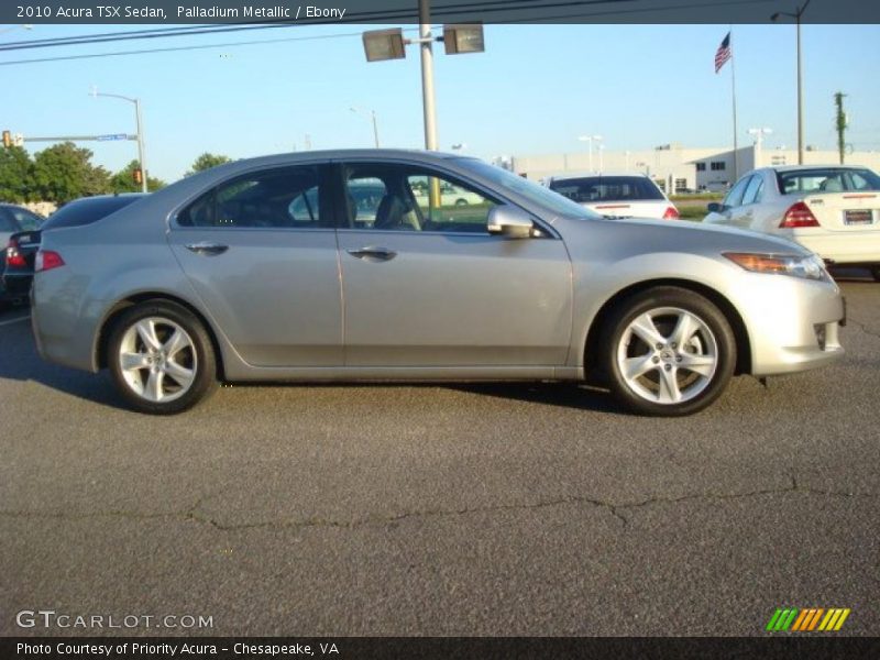 Palladium Metallic / Ebony 2010 Acura TSX Sedan