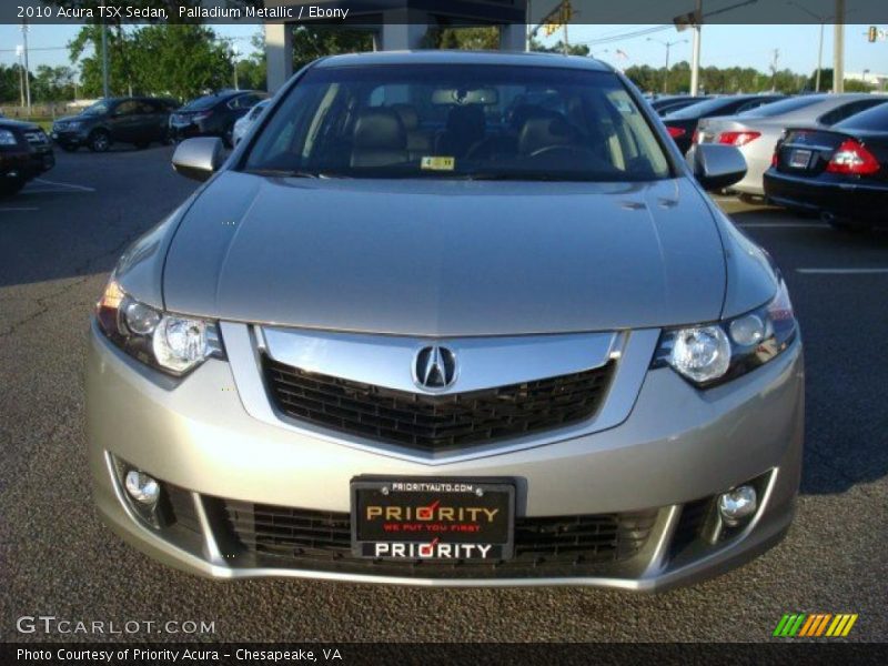 Palladium Metallic / Ebony 2010 Acura TSX Sedan