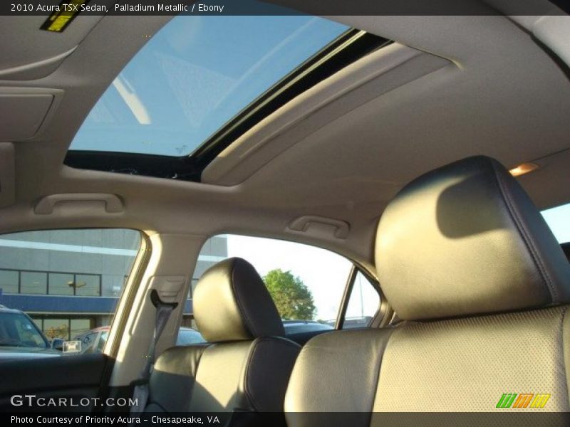 Palladium Metallic / Ebony 2010 Acura TSX Sedan