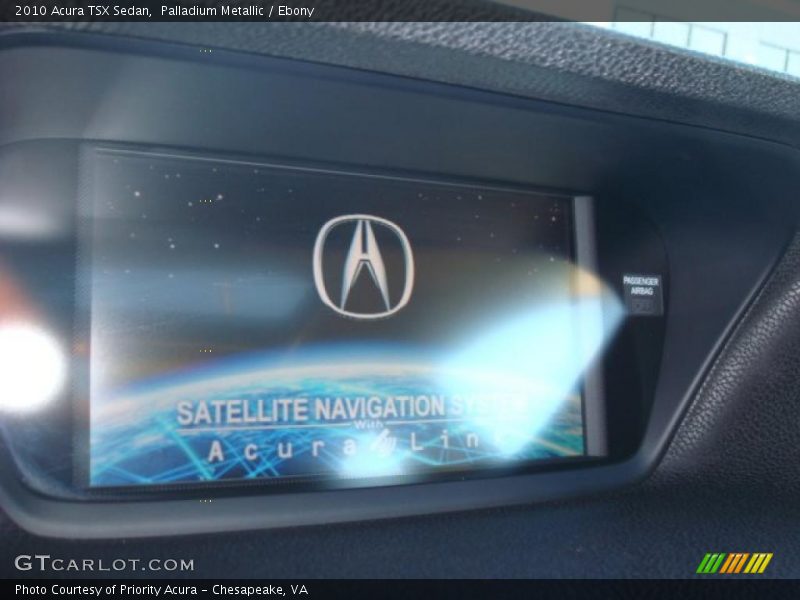 Palladium Metallic / Ebony 2010 Acura TSX Sedan