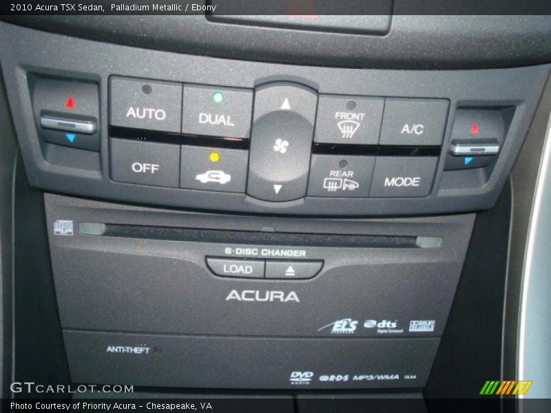 Palladium Metallic / Ebony 2010 Acura TSX Sedan