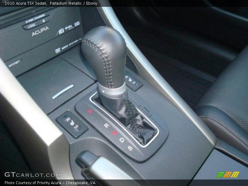 Palladium Metallic / Ebony 2010 Acura TSX Sedan