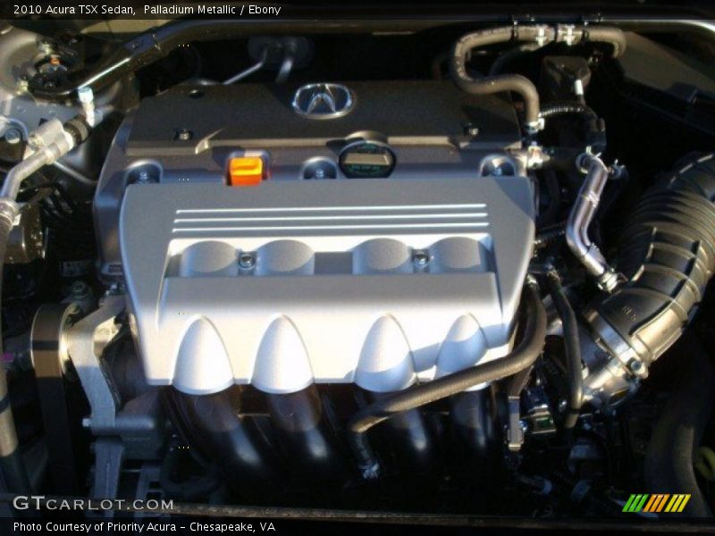 Palladium Metallic / Ebony 2010 Acura TSX Sedan