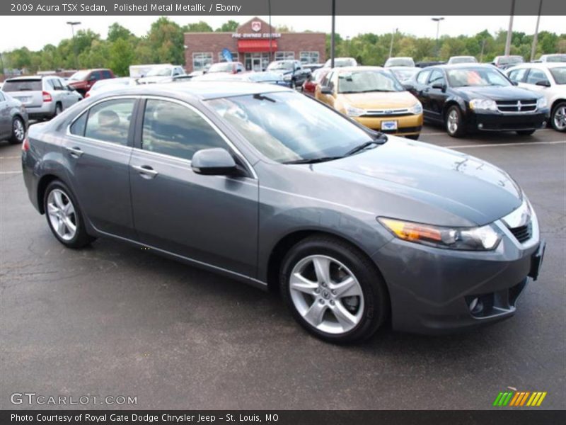 Polished Metal Metallic / Ebony 2009 Acura TSX Sedan