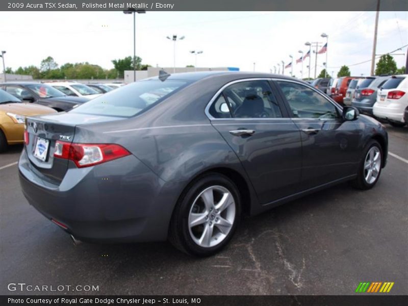 Polished Metal Metallic / Ebony 2009 Acura TSX Sedan