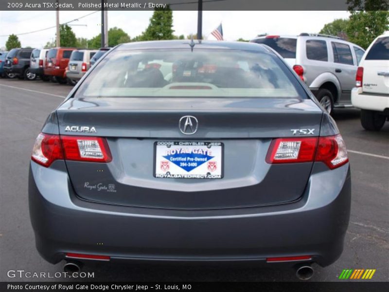 Polished Metal Metallic / Ebony 2009 Acura TSX Sedan