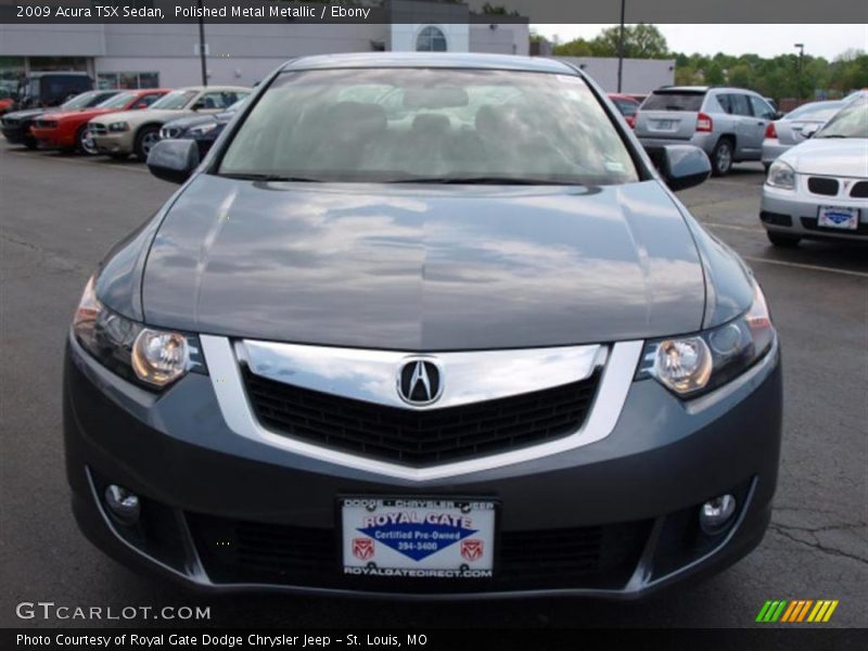 Polished Metal Metallic / Ebony 2009 Acura TSX Sedan