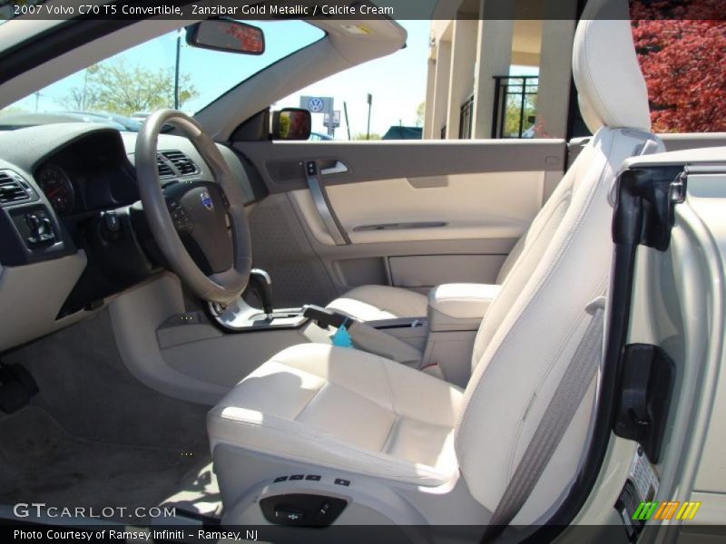 Zanzibar Gold Metallic / Calcite Cream 2007 Volvo C70 T5 Convertible