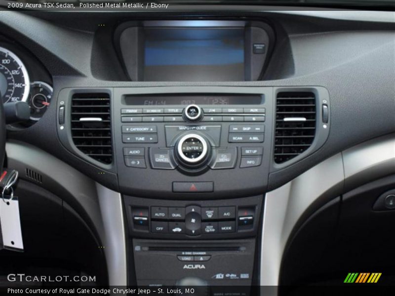Polished Metal Metallic / Ebony 2009 Acura TSX Sedan