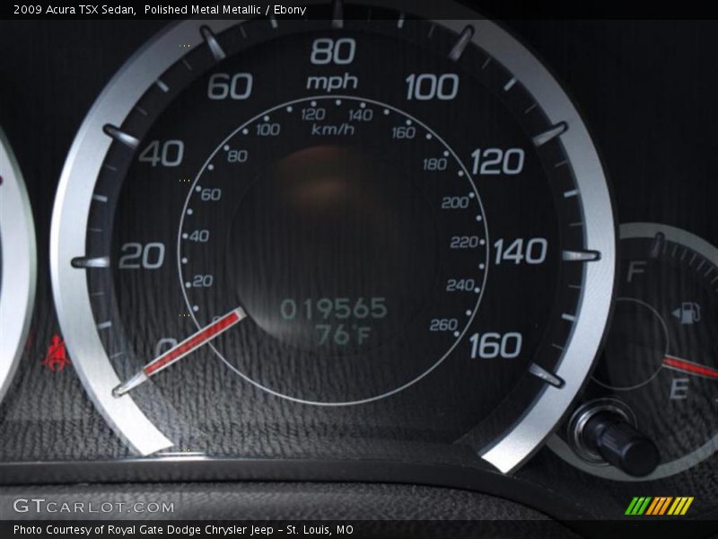 Polished Metal Metallic / Ebony 2009 Acura TSX Sedan