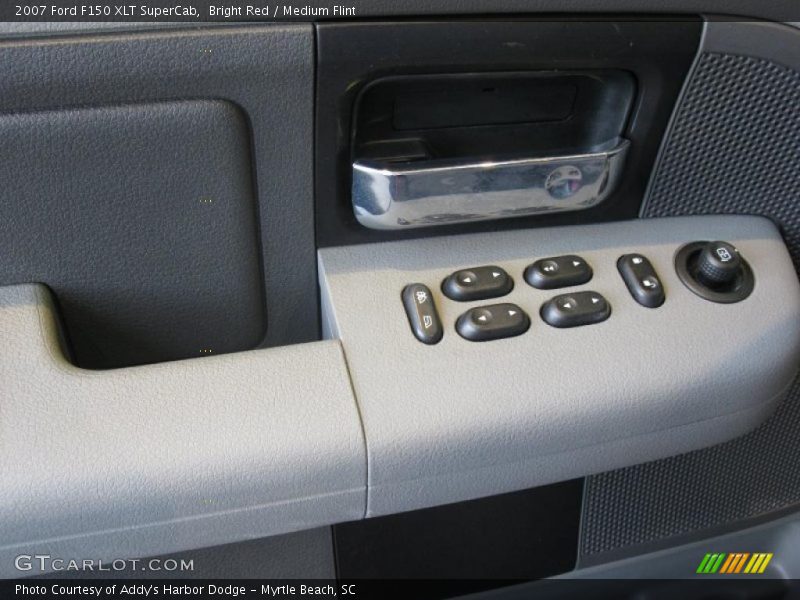 Bright Red / Medium Flint 2007 Ford F150 XLT SuperCab