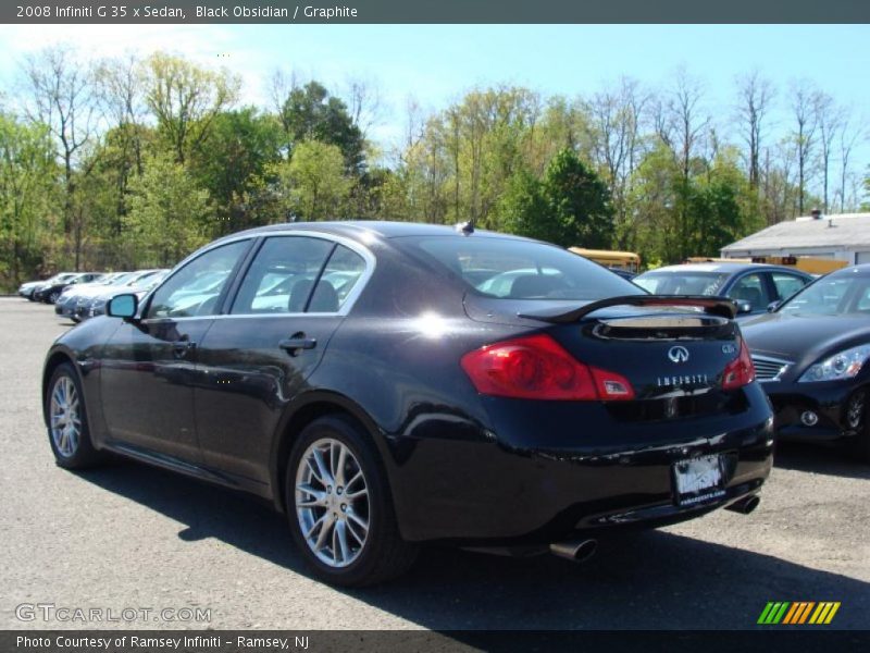 Black Obsidian / Graphite 2008 Infiniti G 35 x Sedan