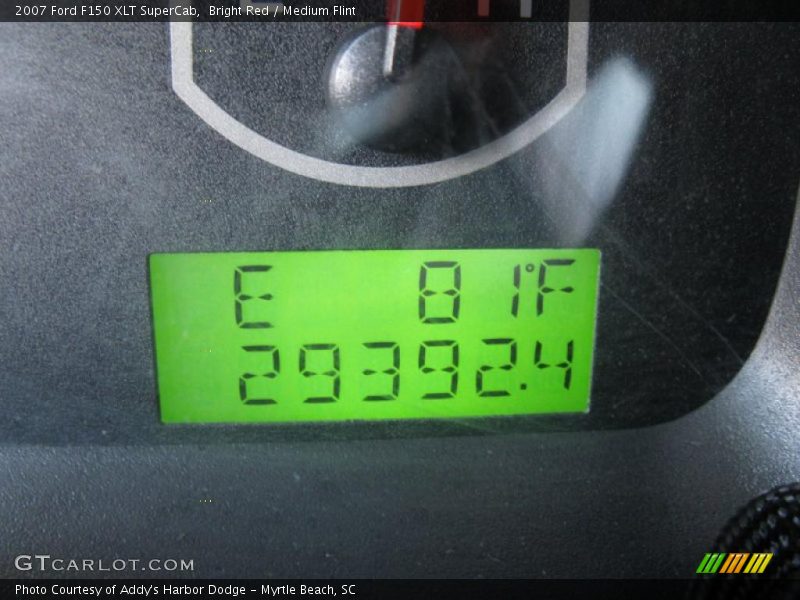 Bright Red / Medium Flint 2007 Ford F150 XLT SuperCab
