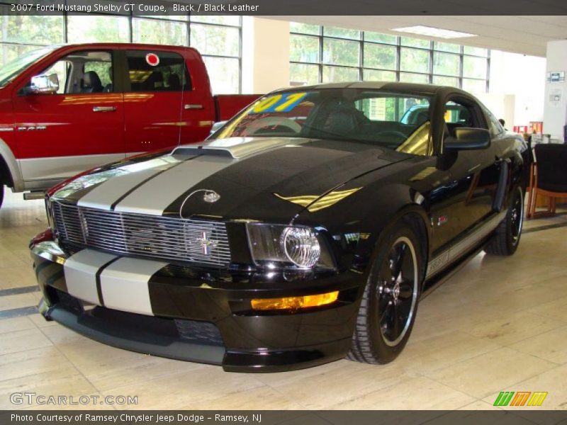 Black / Black Leather 2007 Ford Mustang Shelby GT Coupe