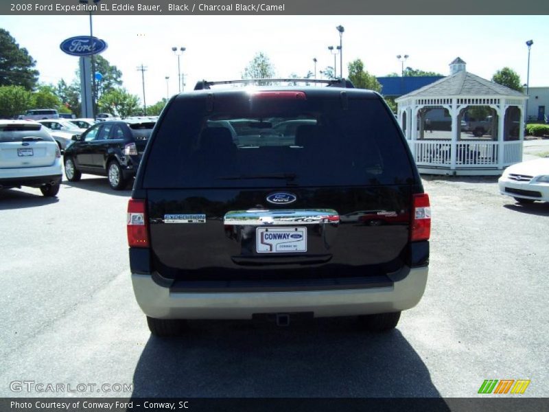 Black / Charcoal Black/Camel 2008 Ford Expedition EL Eddie Bauer