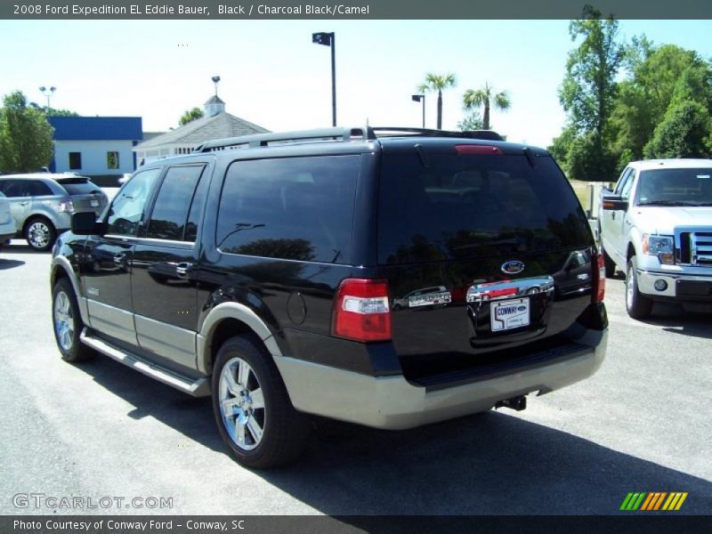 Black / Charcoal Black/Camel 2008 Ford Expedition EL Eddie Bauer