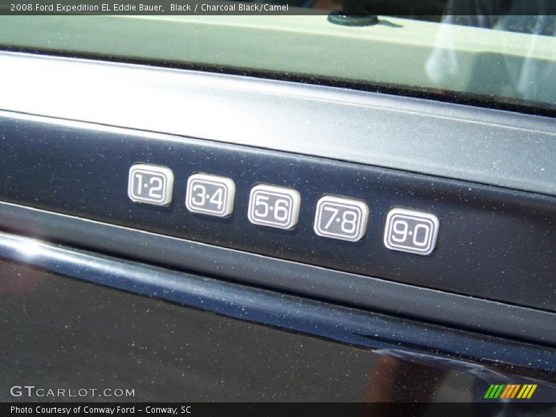 Black / Charcoal Black/Camel 2008 Ford Expedition EL Eddie Bauer