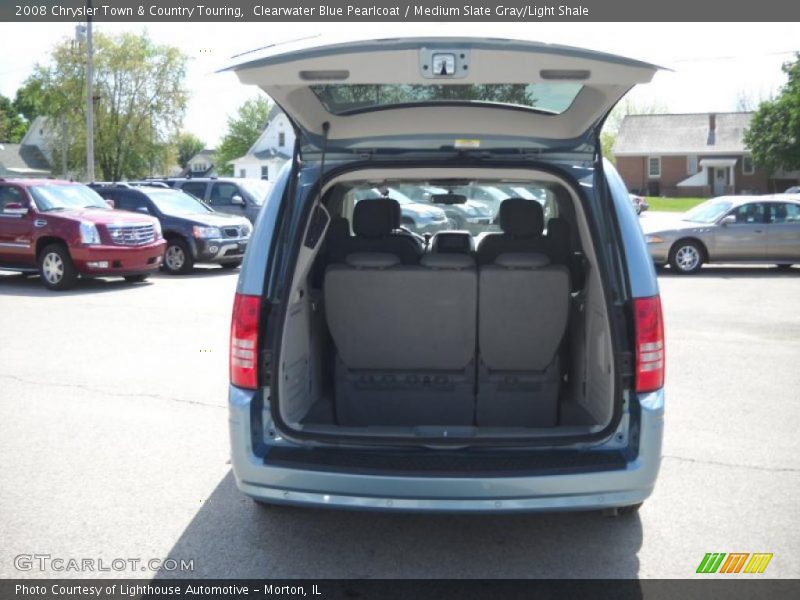 Clearwater Blue Pearlcoat / Medium Slate Gray/Light Shale 2008 Chrysler Town & Country Touring