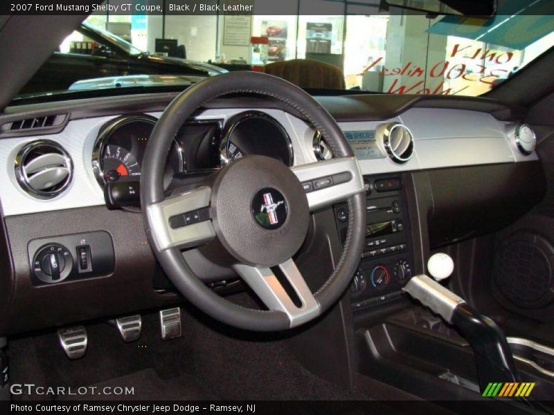 Black / Black Leather 2007 Ford Mustang Shelby GT Coupe