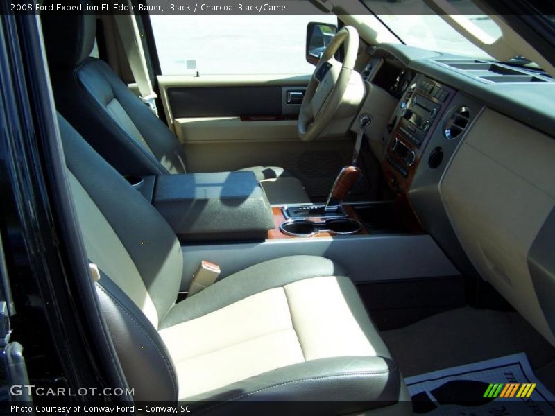 Black / Charcoal Black/Camel 2008 Ford Expedition EL Eddie Bauer