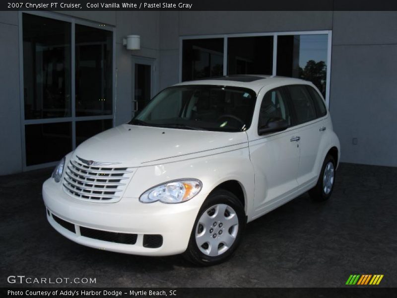 Cool Vanilla White / Pastel Slate Gray 2007 Chrysler PT Cruiser