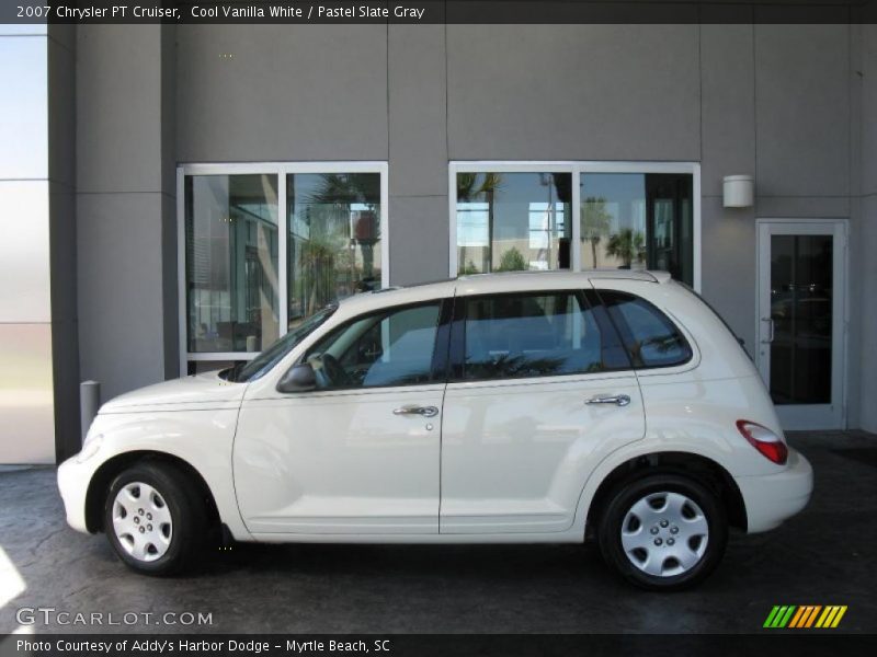 Cool Vanilla White / Pastel Slate Gray 2007 Chrysler PT Cruiser
