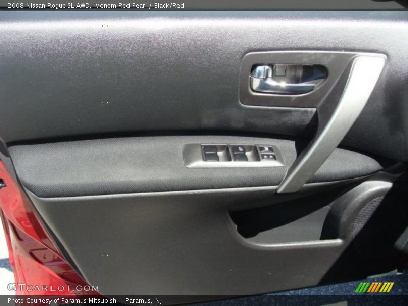 Venom Red Pearl / Black/Red 2008 Nissan Rogue SL AWD