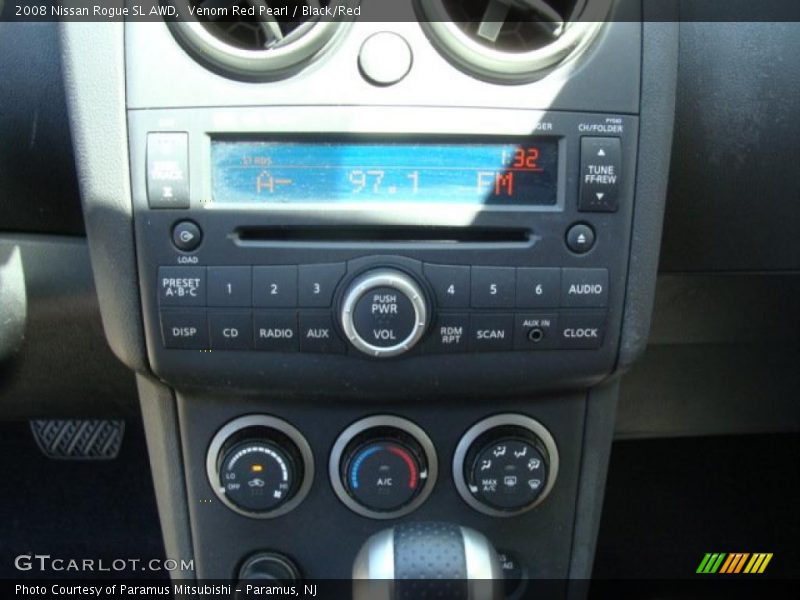 Venom Red Pearl / Black/Red 2008 Nissan Rogue SL AWD