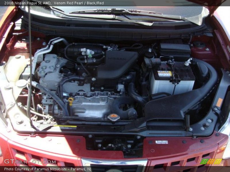 Venom Red Pearl / Black/Red 2008 Nissan Rogue SL AWD