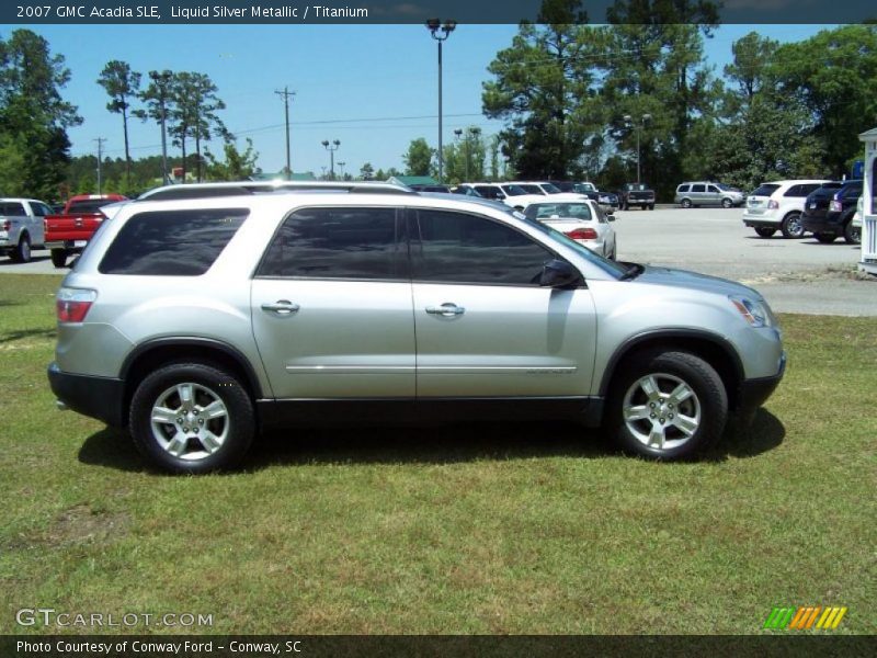 Liquid Silver Metallic / Titanium 2007 GMC Acadia SLE