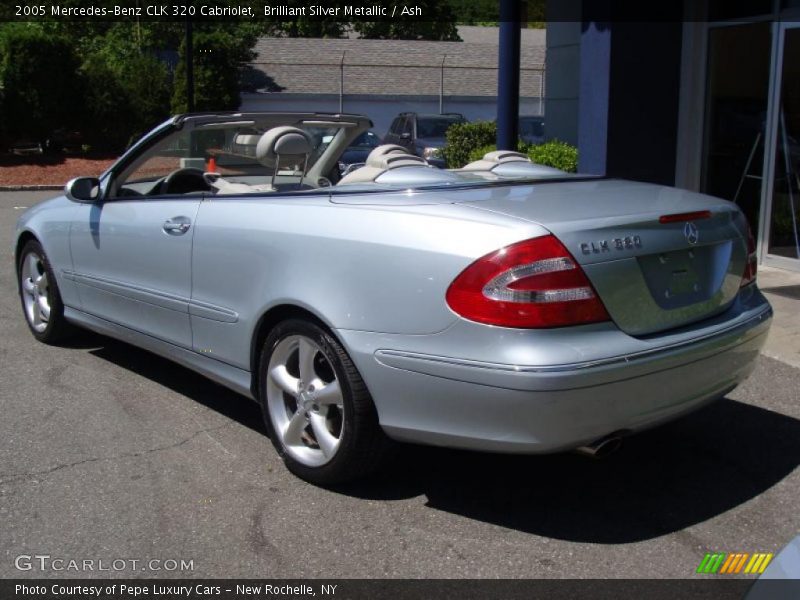 Brilliant Silver Metallic / Ash 2005 Mercedes-Benz CLK 320 Cabriolet