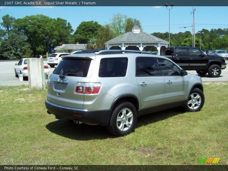 Liquid Silver Metallic / Titanium 2007 GMC Acadia SLE