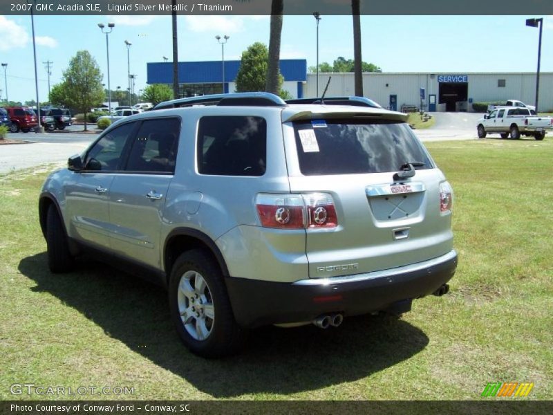 Liquid Silver Metallic / Titanium 2007 GMC Acadia SLE