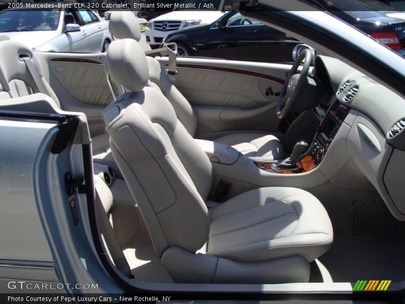 Brilliant Silver Metallic / Ash 2005 Mercedes-Benz CLK 320 Cabriolet