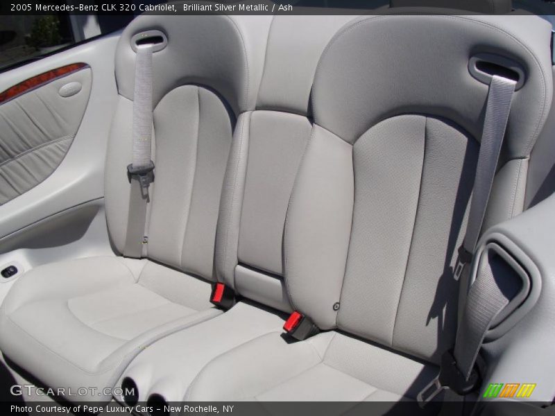 Brilliant Silver Metallic / Ash 2005 Mercedes-Benz CLK 320 Cabriolet