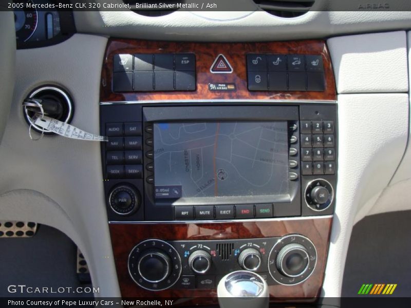 Brilliant Silver Metallic / Ash 2005 Mercedes-Benz CLK 320 Cabriolet