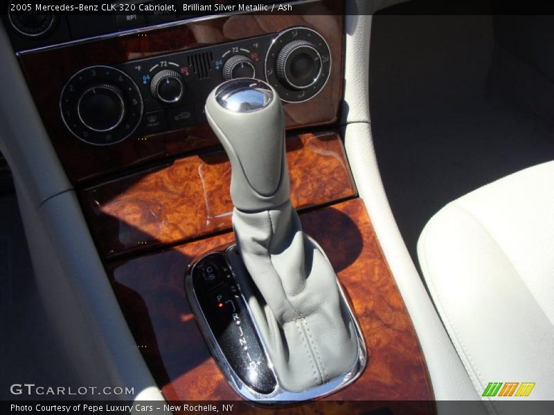 Brilliant Silver Metallic / Ash 2005 Mercedes-Benz CLK 320 Cabriolet