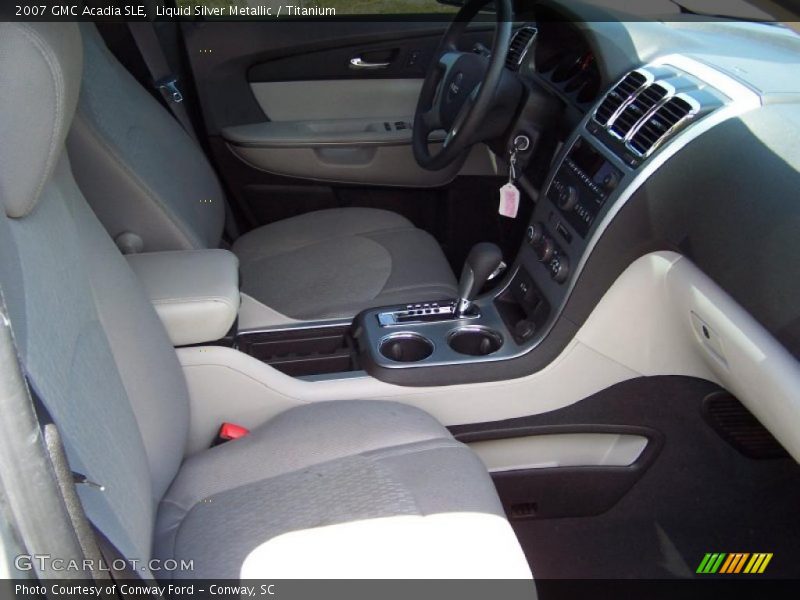 Liquid Silver Metallic / Titanium 2007 GMC Acadia SLE