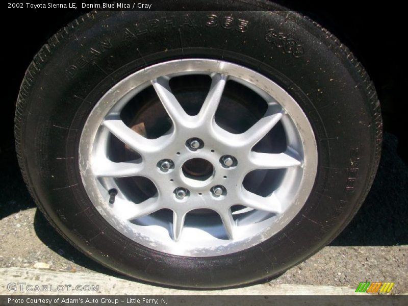 Denim Blue Mica / Gray 2002 Toyota Sienna LE
