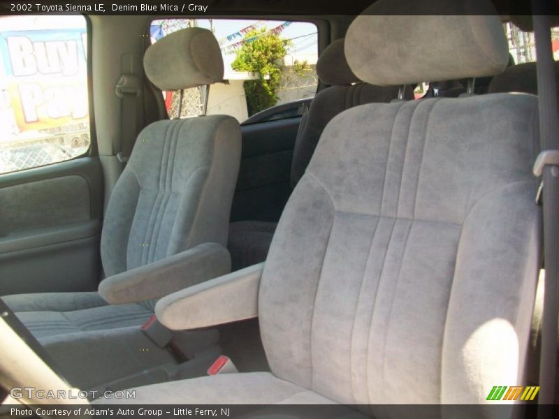 Denim Blue Mica / Gray 2002 Toyota Sienna LE