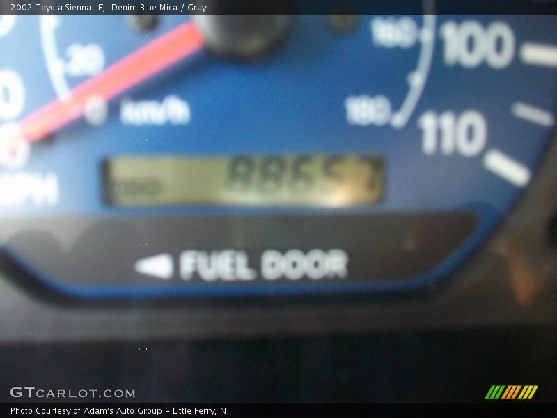 Denim Blue Mica / Gray 2002 Toyota Sienna LE