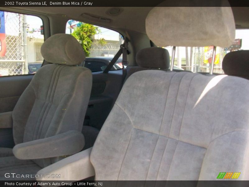 Denim Blue Mica / Gray 2002 Toyota Sienna LE