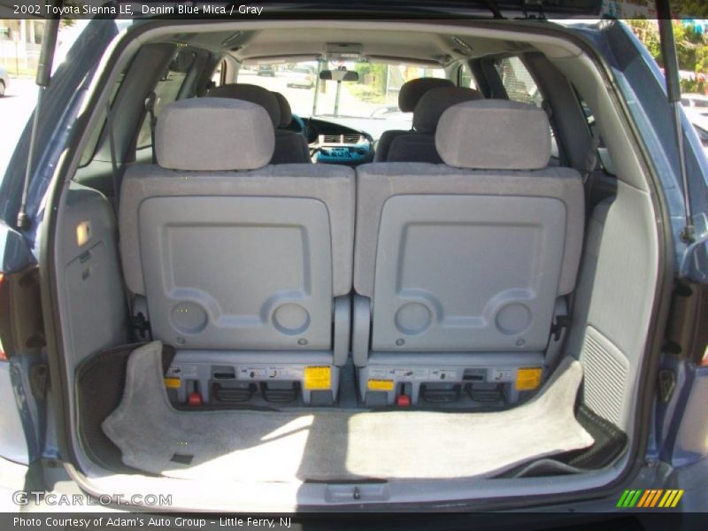 Denim Blue Mica / Gray 2002 Toyota Sienna LE