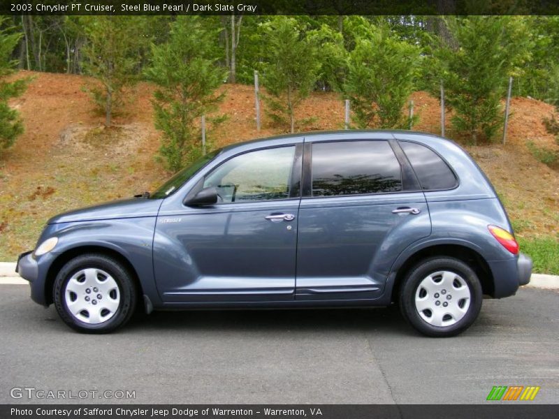 Steel Blue Pearl / Dark Slate Gray 2003 Chrysler PT Cruiser